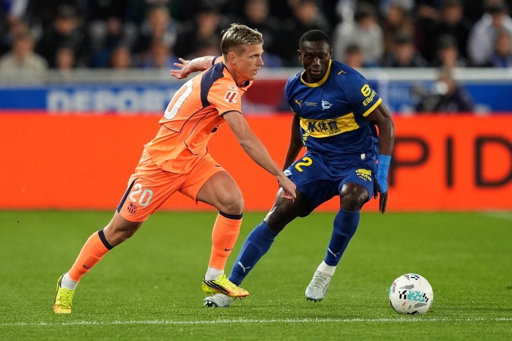 Dani Olmo កីឡាករ Barcelona