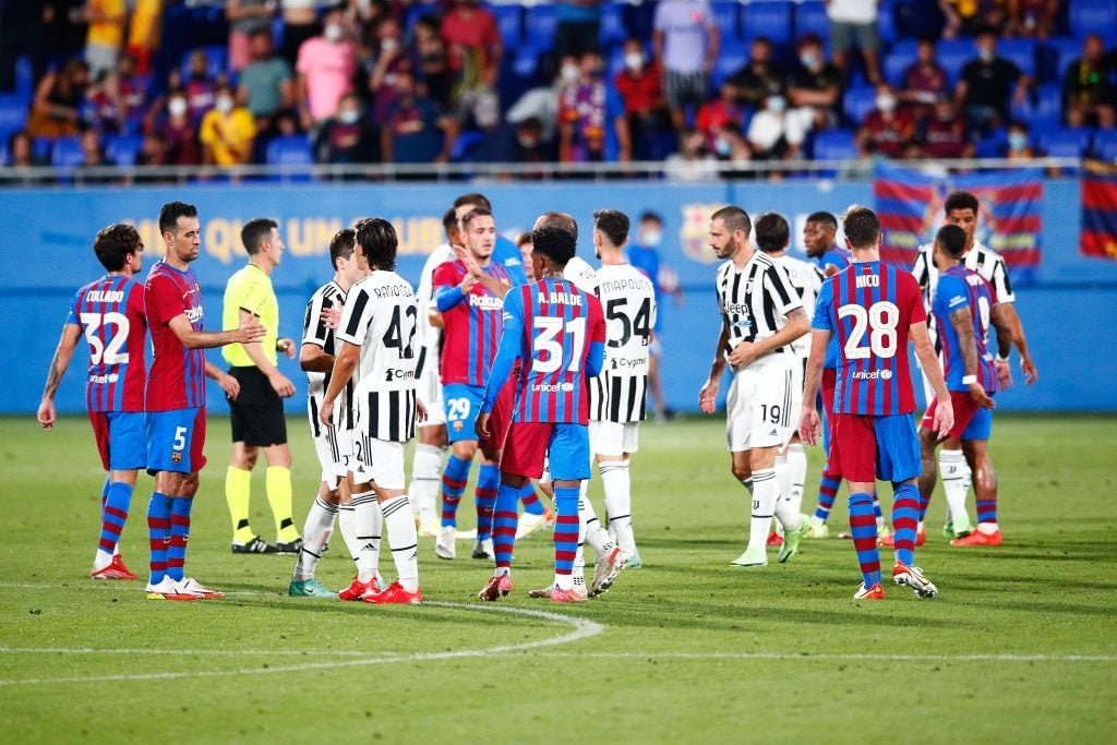 កីឡាករ FC Barcelona និង Juventus