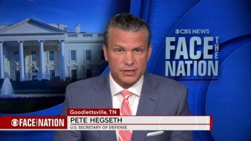 លោក Pete Hegseth បាន​អះអាង​កាលពី​ថ្ងៃអាទិត្យ​ថា ផែនការ​ដើម្បី​ចុះ​ហត្ថលេខា​លើ​ការ​បន្ត​បទ​ឈប់​បាញ់​នៅ​ក្នុង​ប្រទេស​អ៊ីរ៉ង់​គឺ​ស្ថិត​នៅ​លើ​ផ្លូវ​ហើយ។