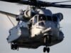 នាវា CH-53K King Stallion កំពុងឈានទៅមុខបន្តិចម្តងៗនៅក្នុងកងម៉ារីនអាមេរិក។
