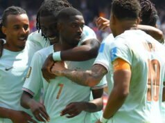 Ousmane Dembélé ស៊ុតបានមួយគ្រាប់នៅដើមការប្រកួត។ តាមការជួបជុំទីបីរបស់ក្រុមតោខៀវ
