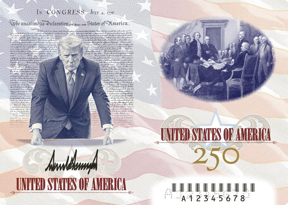 ប្រធានាធិបតី Donald Trump បានបង្ហោះការរចនាលិខិតឆ្លងដែនថ្មីនៅលើ Truth Social
