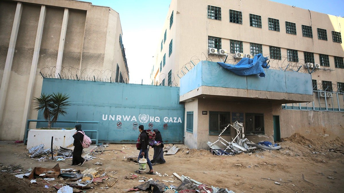 ទីស្នាក់ការកណ្តាល UNRWA នៅទីក្រុង Gaza