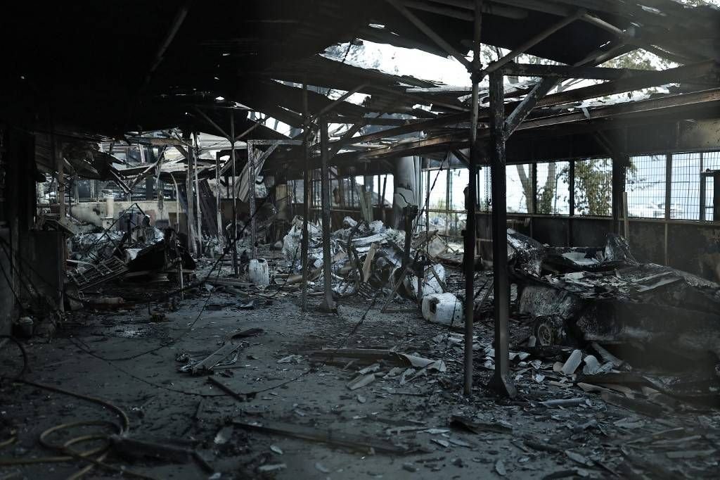 ផែ El Ancla ត្រូវ​បាន​បំផ្លាញ​បន្ទាប់​ពី​ភ្លើង​ឆេះ​ព្រៃ​នៅ Pelayos de la Presa ក្នុង​ក្រុង Madrid កាលពី​ថ្ងៃទី២៧ ខែកក្កដា ឆ្នាំ២០២៦។