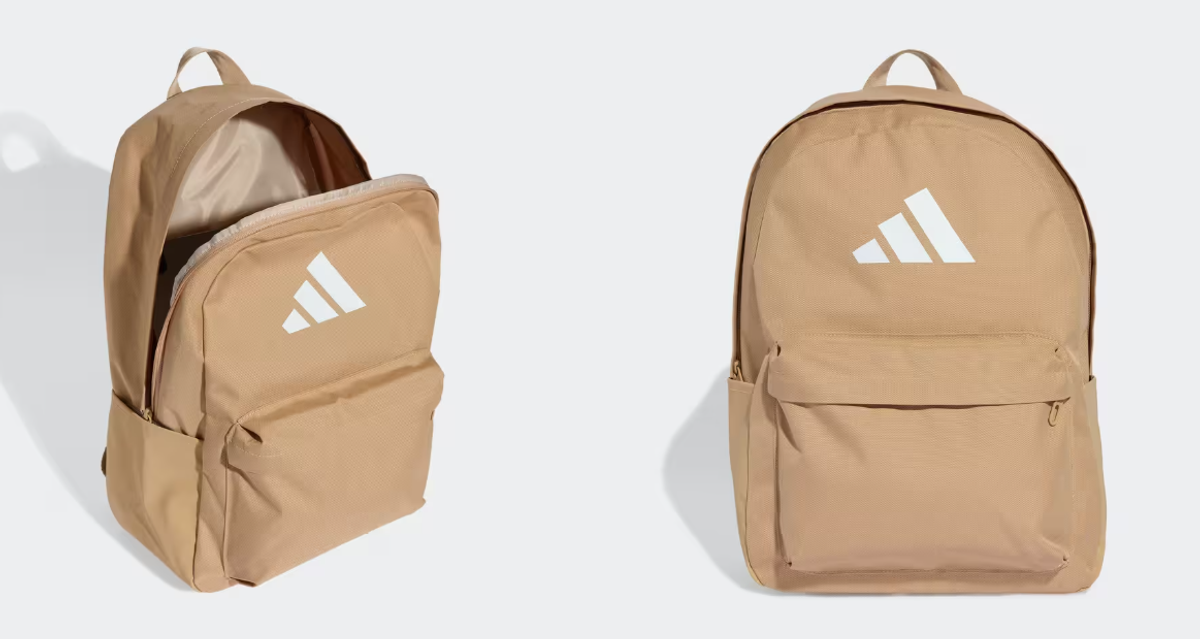 កាបូបស្ពាយ Adidas នេះក៏ត្រូវបានដាក់លក់ផងដែរក្នុងតម្លៃក្រោម 20 ផោន