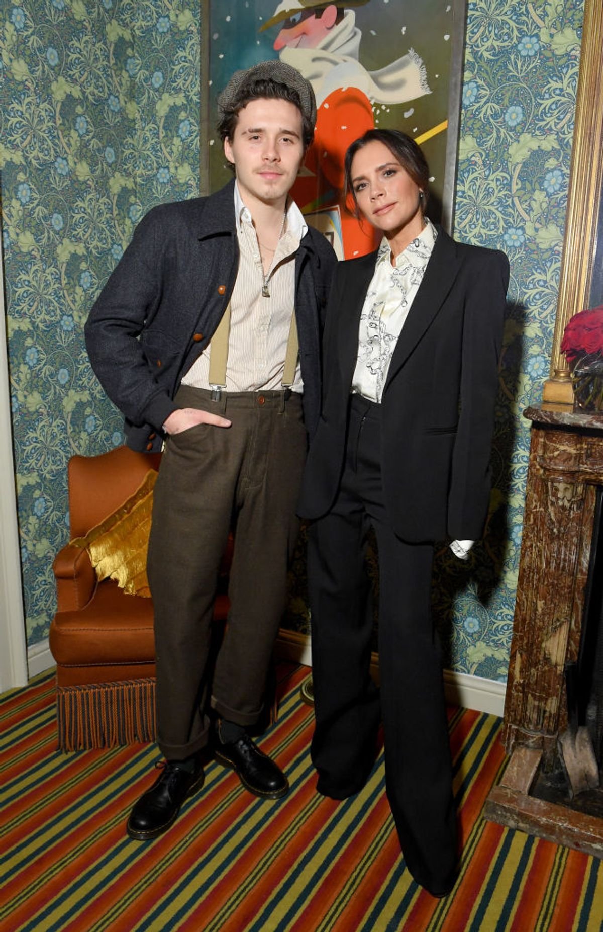     Brooklyn និង Victoria Beckham ចូលរួមកម្មវិធី Victoria Beckham x YouTube Fashion & Beauty After Party នៅ London Fashion Week