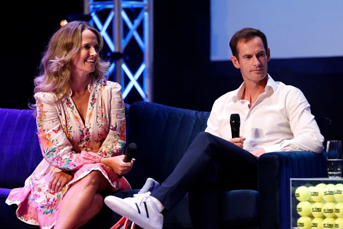Kim និង Andy Murray ក្នុងអំឡុងពេលរបស់ Andy Murray "នៅកណ្តាល" ដំណើរកម្សាន្តនៅមហោស្រព New Wimbledon 