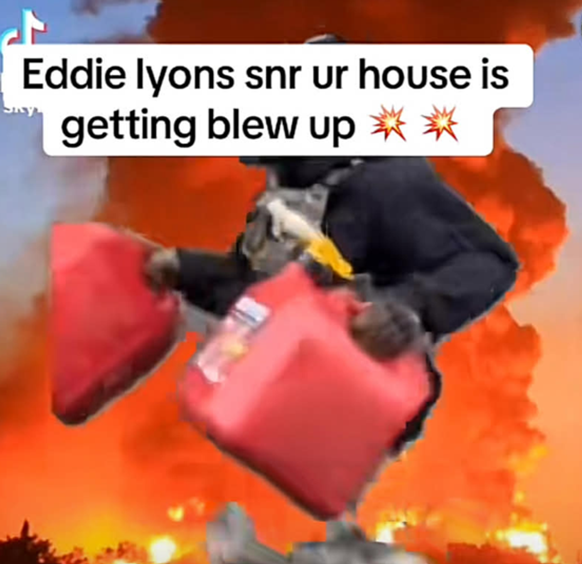 ការបង្ហោះ Tiktok គំរាមកំហែង Eddie Lyons Snr. 