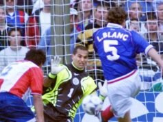 នៅពេលដែល Laurent Blanc បានធ្វើឱ្យកក្រើកជុំជាប្រវត្តិសាស្ត្រនៃ 16 នៅ World Cup ឆ្នាំ 1998