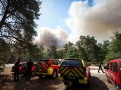 ភ្លើងនៅ Fontainebleau៖ អ្នកស្រុកកំពុងប្រយុទ្ធនឹងអណ្តាតភ្លើងនៅកណ្តាលព្រៃ