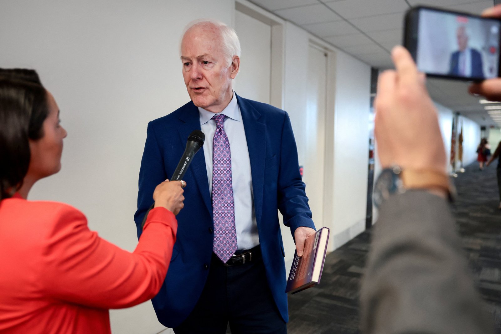 លោក John Cornyn បាននិយាយកាលពីថ្ងៃព្រហស្បតិ៍ថាគាត់មានឆន្ទៈគាំទ្រការតែងតាំងរបស់ Todd Blanche