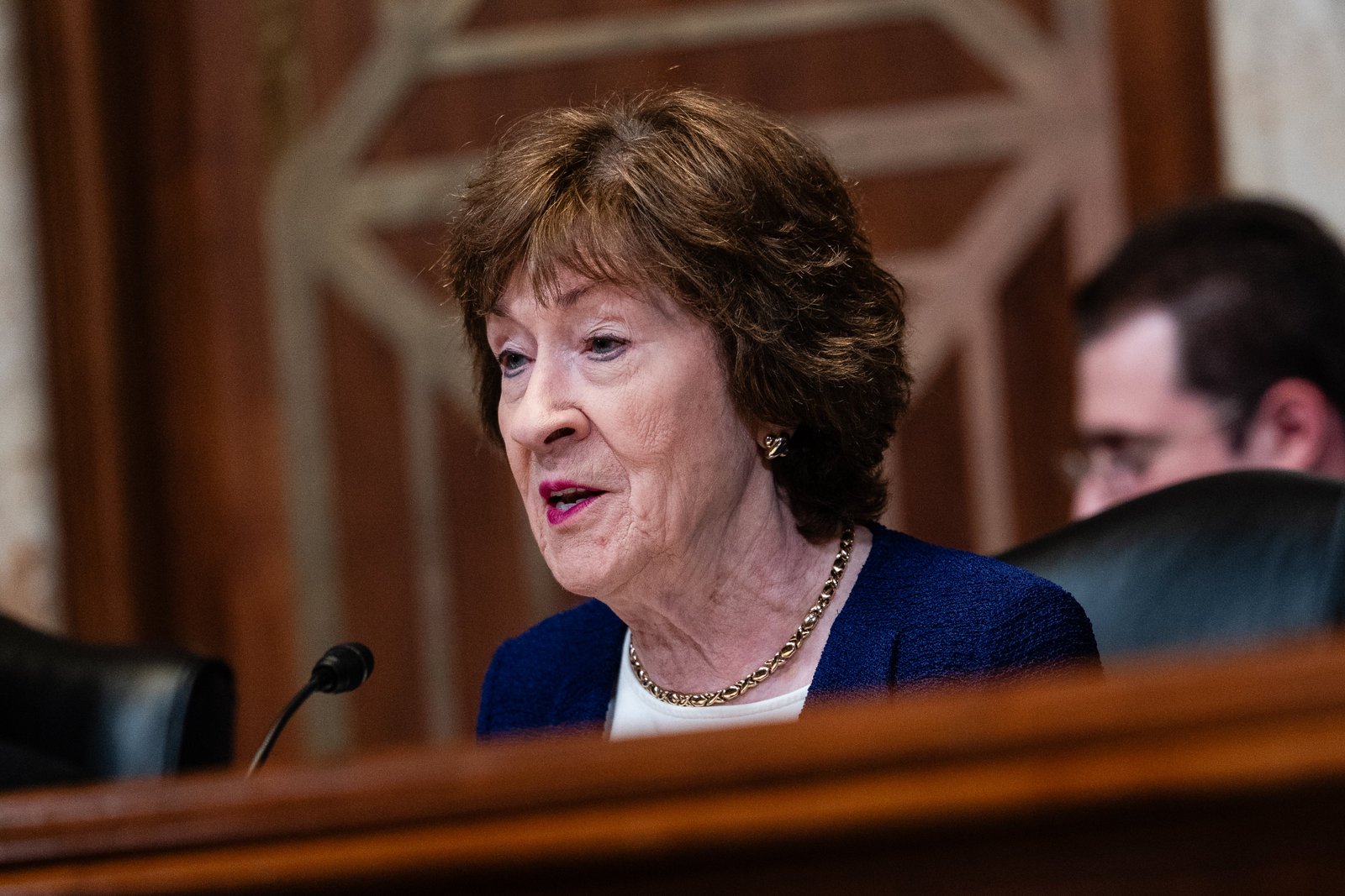 ព្រឹទ្ធសមាជិក Susan Collins (R-Maine) កំពុងឈរឈ្មោះសម្រាប់អាណត្តិទីប្រាំមួយរបស់លោកស្រីក្នុងព្រឹទ្ធសភាក្នុងរដ្ឋមួយដែលបោះឆ្នោតជ្រើសរើសគណបក្សប្រជាធិបតេយ្យលើសលប់។