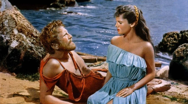 Kirk Douglas និង Rossana Podestàនៅក្នុងរឿង 