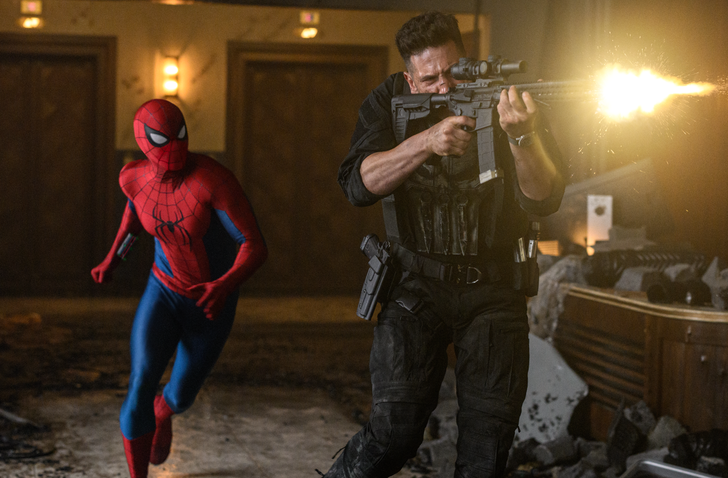 គូរវាង Spider-Man និង Jon Bernthal's Punisher គឺឆ្ងាញ់ណាស់។