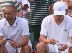 ការប្រកួត Wimbledon របស់ Dan Evans ត្រូវបានផ្អាកភ្លាមៗ នៅពេលដែលសំឡេងរោទិ៍ភ្លើងត្រូវបានឮនៅជិតតុលាការ | កីឡាវាយកូនបាល់ | កីឡា
