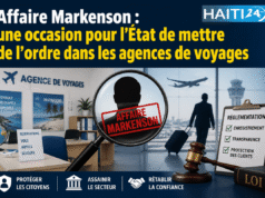 កិច្ចការ Markenson៖ ឱកាសសម្រាប់រដ្ឋក្នុងការនាំយកសណ្តាប់ធ្នាប់ទៅភ្នាក់ងារទេសចរណ៍ ព័ត៌មានចុងក្រោយពីប្រទេសហៃទី៖ នយោបាយ សន្តិសុខ សេដ្ឋកិច្ច វប្បធម៌។