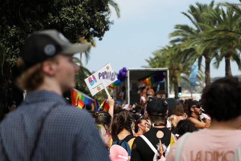 ក្បួនដង្ហែ Pink Parade នៅលើ Promenade des Anglais ក្នុងទីក្រុង Nice នៅថ្ងៃទី 11 ខែកក្កដា ឆ្នាំ 2026។