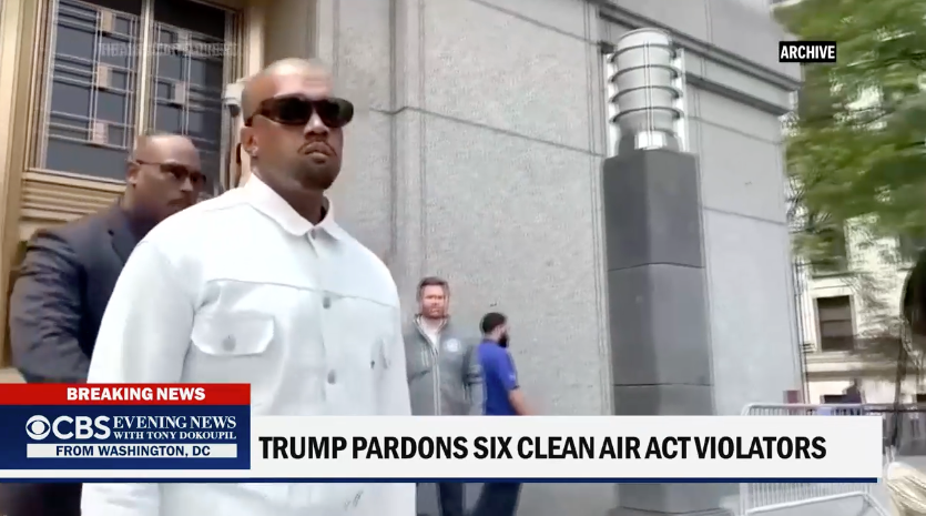 CBS News បានចាក់ផ្សាយវីដេអូរបស់ Kanye West ក្នុងអំឡុងពេលផ្នែកមួយអំពី Sean 