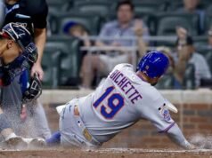 Bo Bichette ត្រូវបានបង្ខំឱ្យចេញពីក្រុម Mets សម្រាប់ការប្រកួតជាប់គ្នាជាលើកទីពីរដោយសារតែឈឺជើង