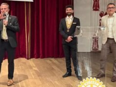 Jean-Christophe Rapuc ស្នងតំណែង Philippe Enée នៅ Rotary Club of Menton