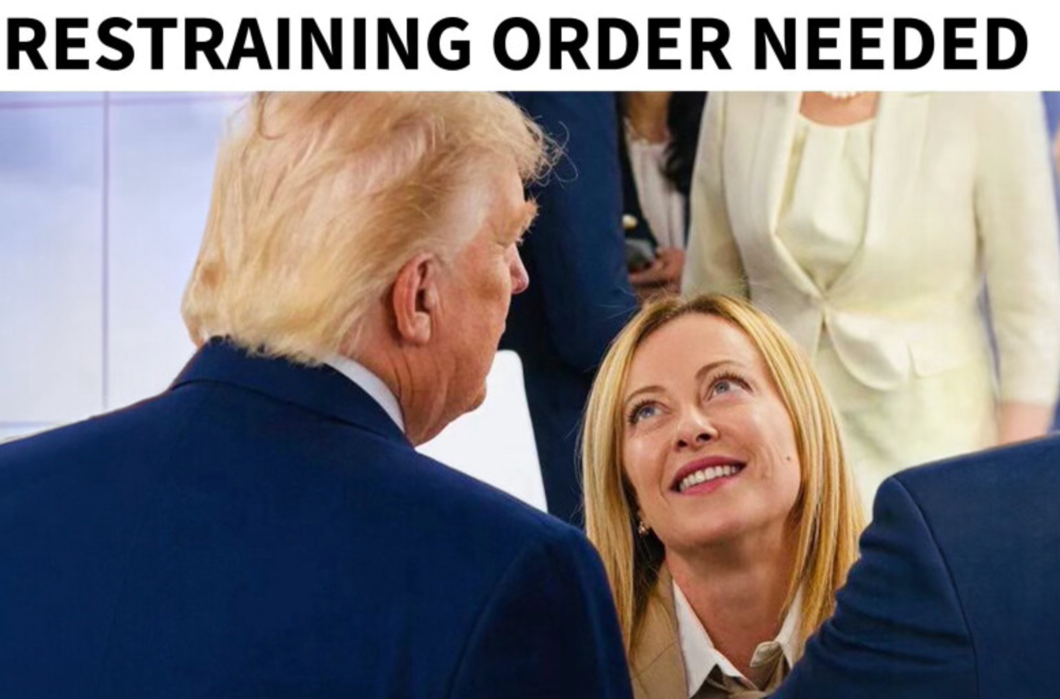 លោកប្រធានាធិបតី Trump បានចែករំលែករូបភាពរបស់នាយករដ្ឋមន្រ្តីអ៊ីតាលី Giorgia Meloni ជាមួយនឹងចំណងជើងថា