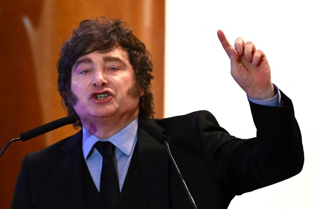 Javier Milei និយាយនៅផ្សារហ៊ុនអាហ្សង់ទីន